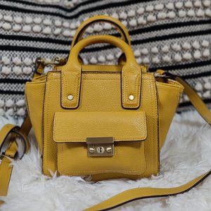 3.1 Philip Lim x Target Mustard Yellow Mini Trapeze Satchel Bag